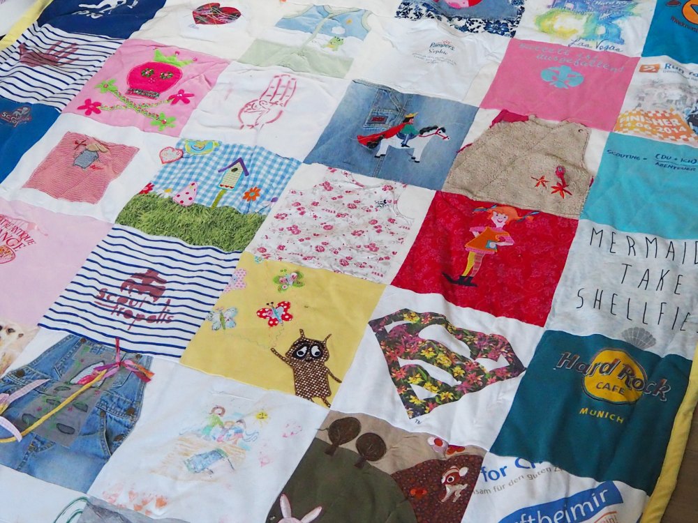 Patchworkdecke zum 18. Geburtstag