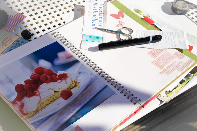 Rezepte aufbewahren im Rezeptbuch