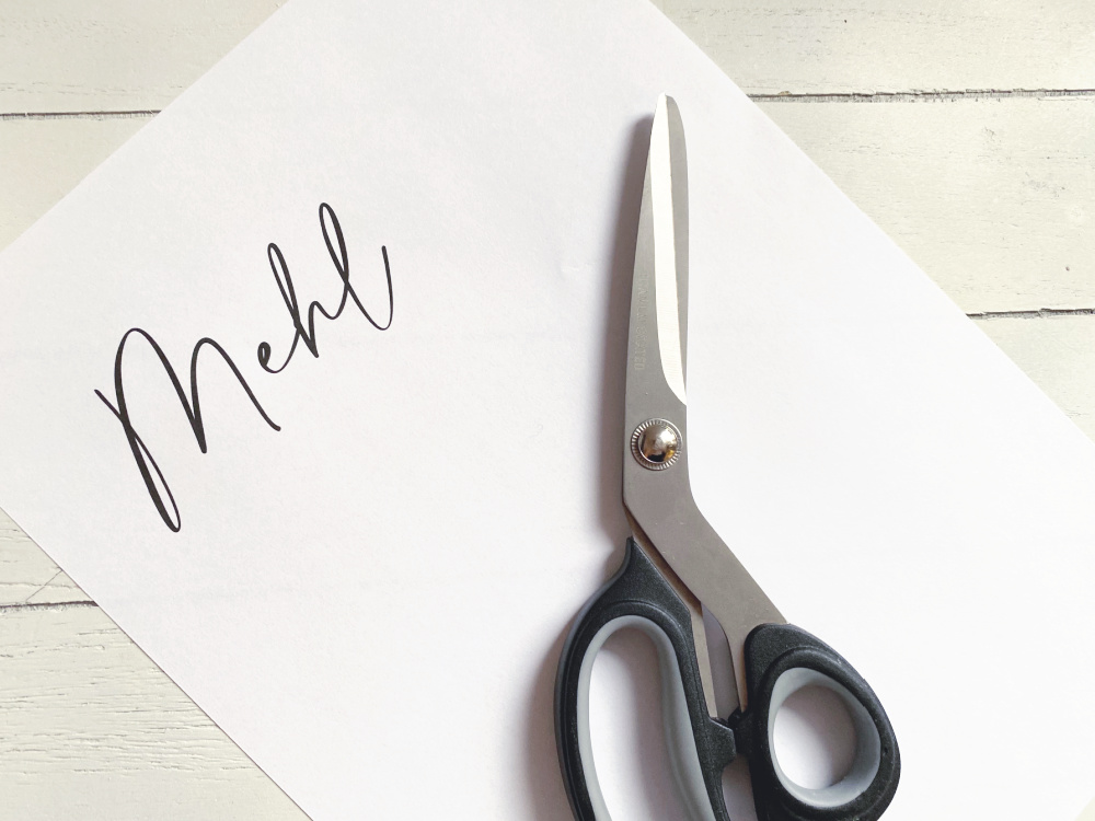 Vorratsgläser beschriften