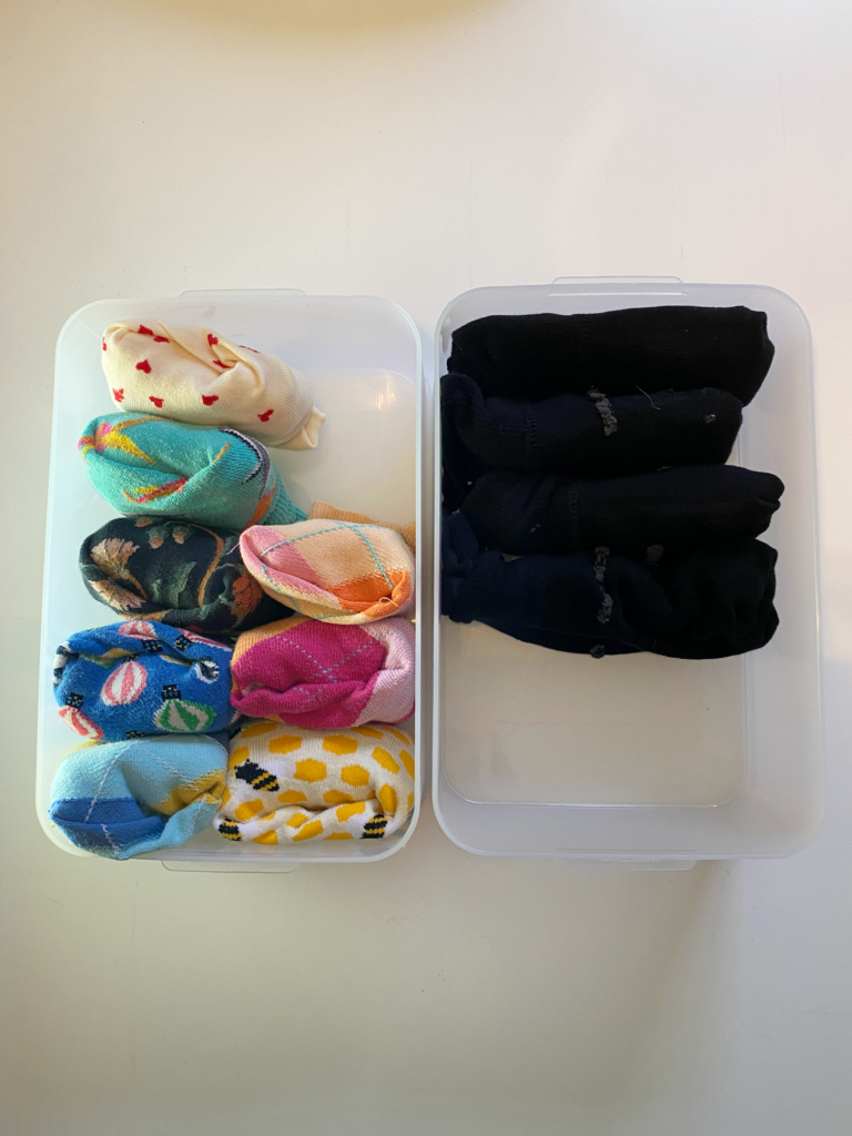 Methoden Socken falten