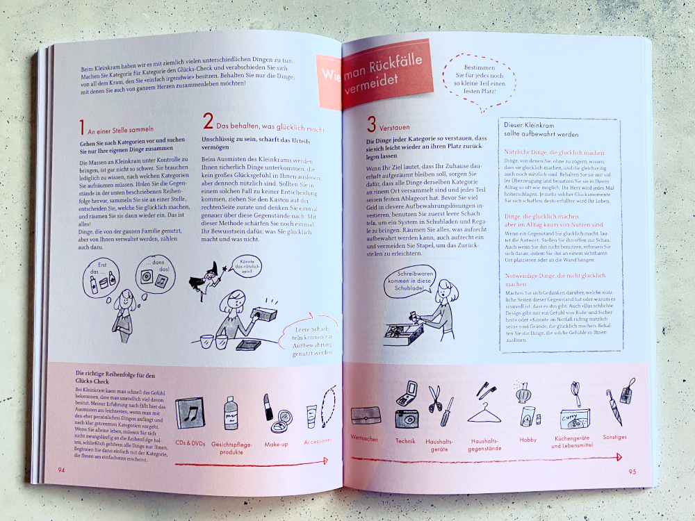 Ordnungsbücher Tipps