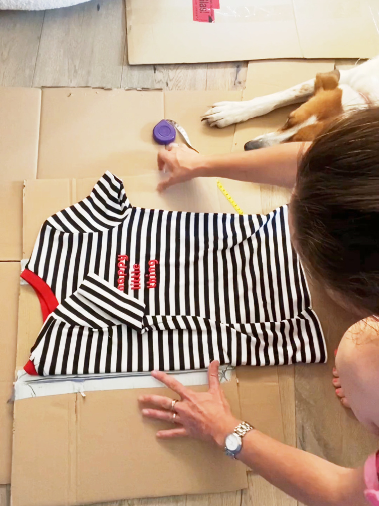 DIY Waesche Faltbrett Faltung