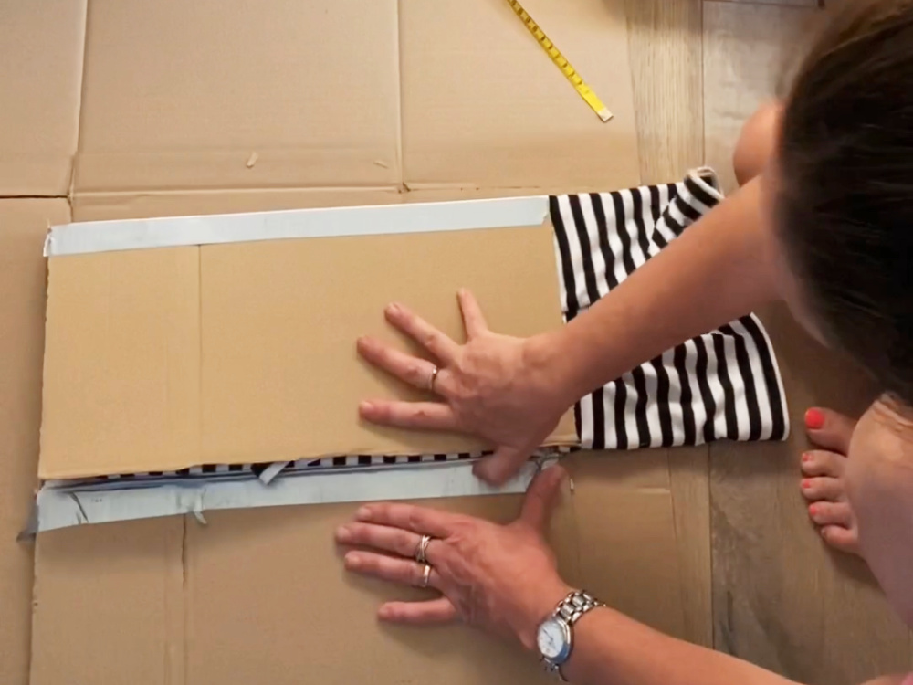 DIY Waesche Faltbrett Faltung