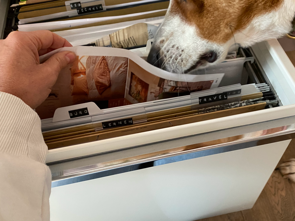 Zeitschriftenseiten aufbewahren