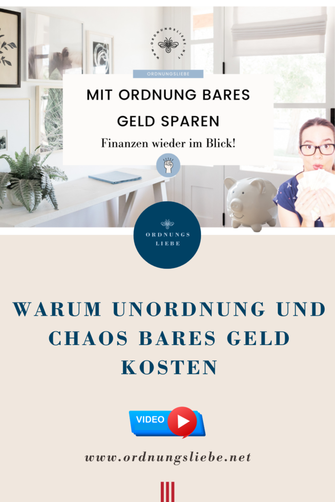 Geld sparen mit Ordnung