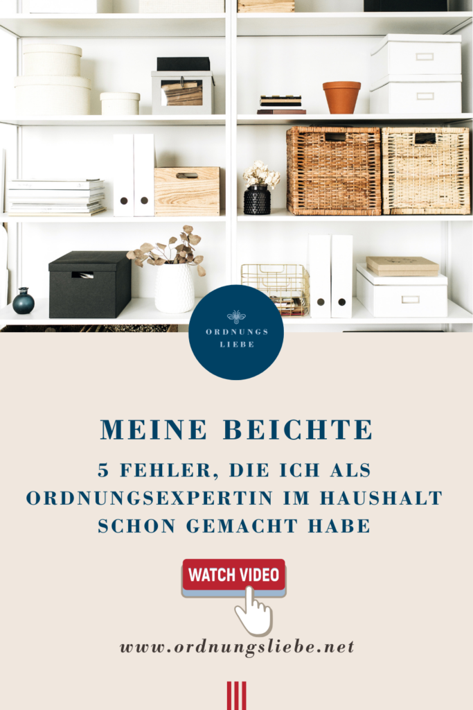 Fehler Ordnungsexpertin