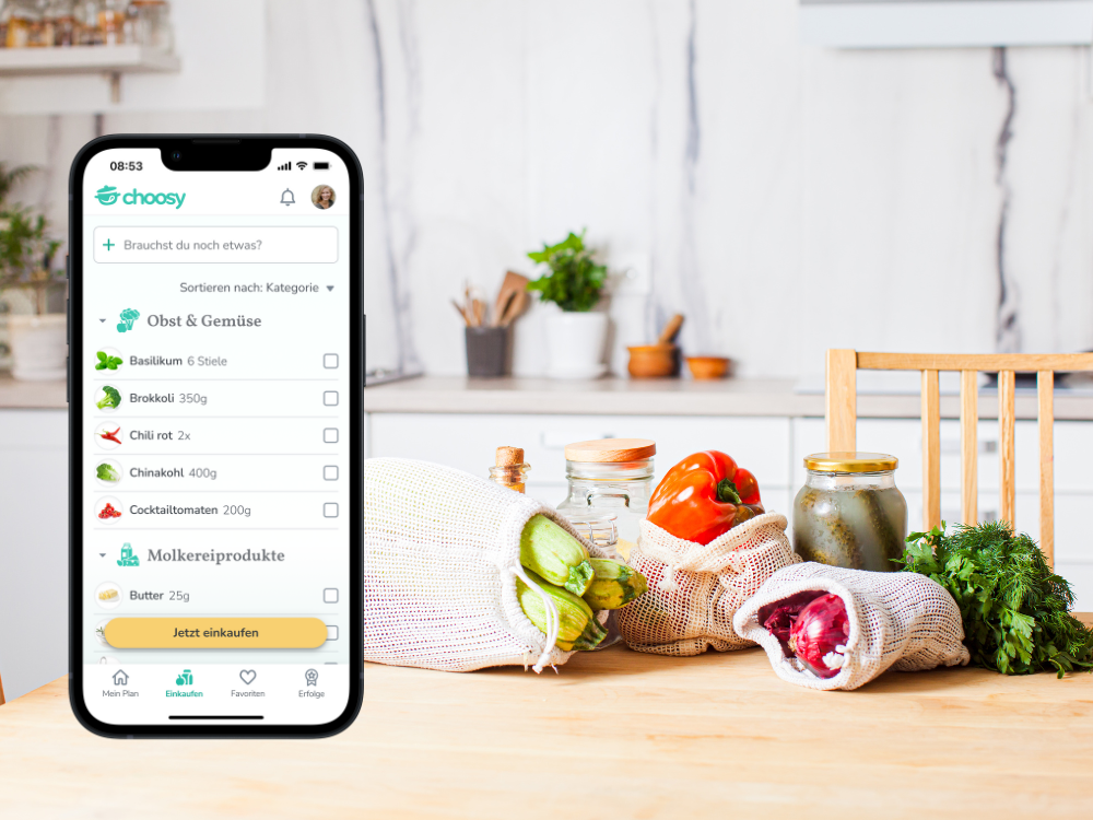 Was esse ich heute? Die Choosy App hilft bei der Planung