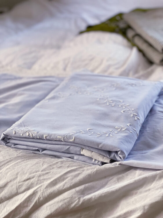 Bettwäsche aussortieren