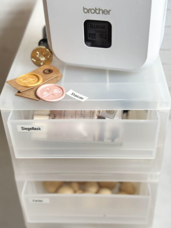 Bastelbedarf organisieren