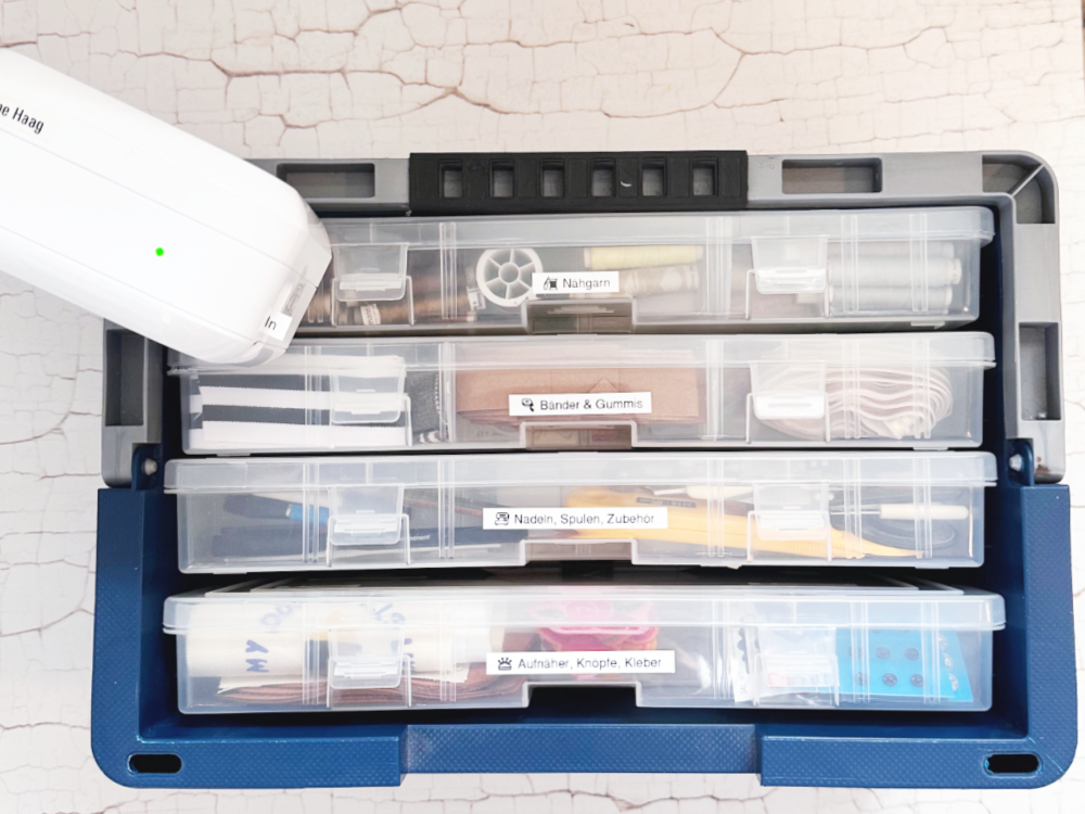 Nähsachen organisieren