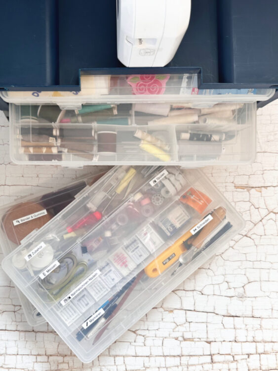 Nähsachen organisieren