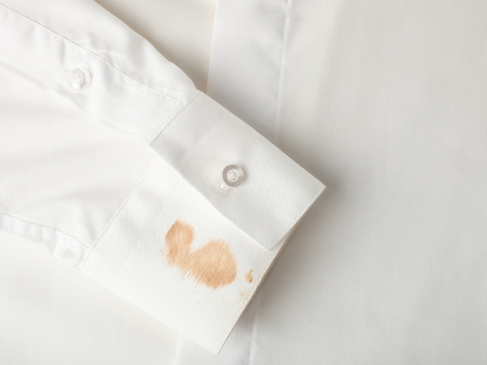 Deoflecken gelb entfernen