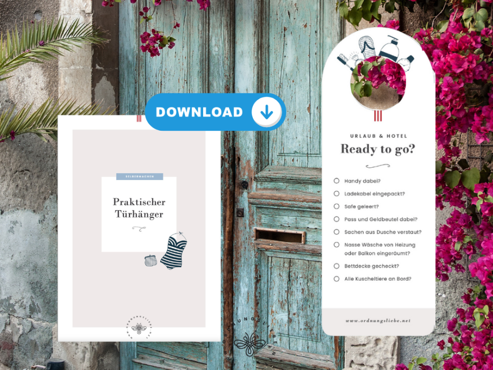 Nie mehr Sachen im Hotel oder in der Urlaubsunterkunft vergessen