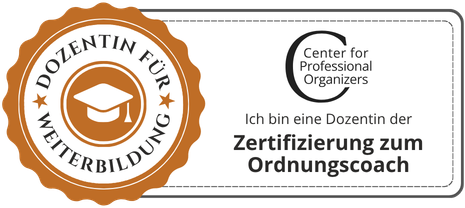 Signet für die Zertifizierung als Ordnungscoach durch das CfPO